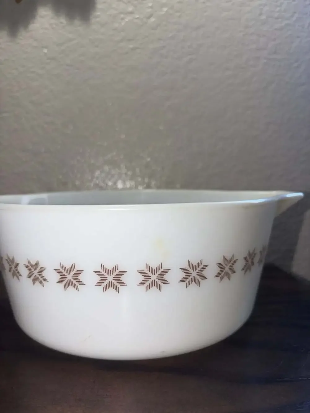 Vintage Pyrex Town & Country 1 Qt Casserole Dish #473